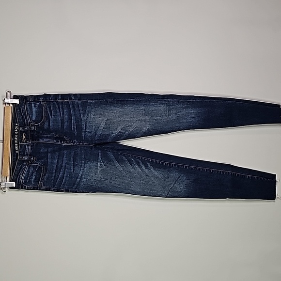 American Eagle size 0 super stretch high rise cropped jeggings - Picture 1 of 8